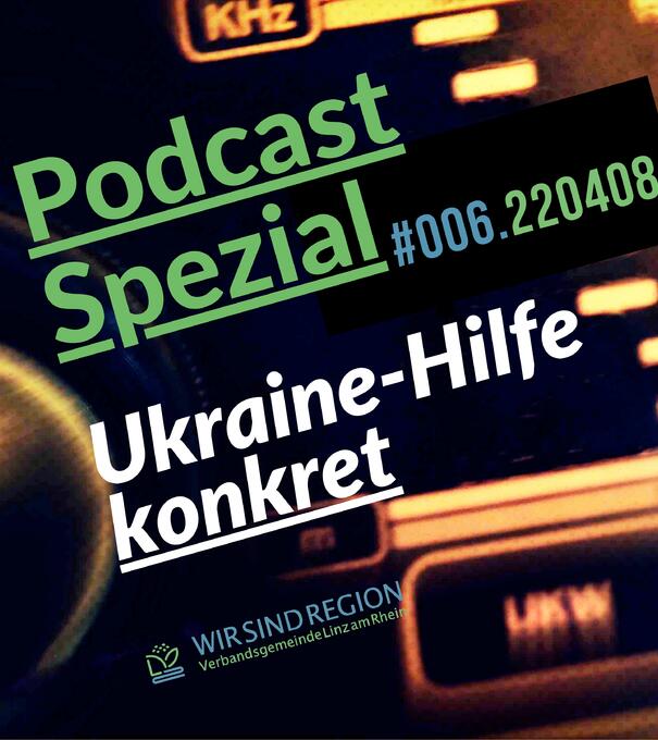 Podcast zur Ukraine-Hilfe der Region Linz | Grafik © zwozwo8